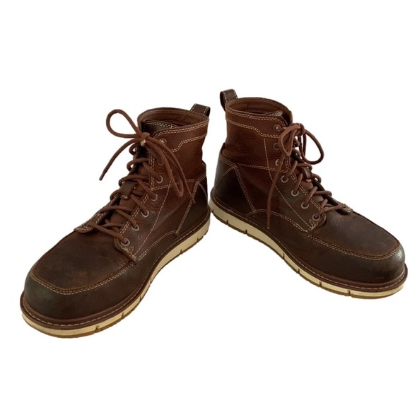Keen Mens Utility Boots, Size US- 9EE EUR- 42, Gingerbread Brown Leather - Picture 4 of 9